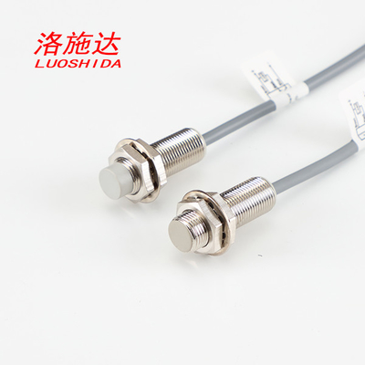 10-30VDC Silinder Inductive Proximity Sensor Switch 3 Kawat M12 Lebih Pendek Tabung Logam Panjang 35mm