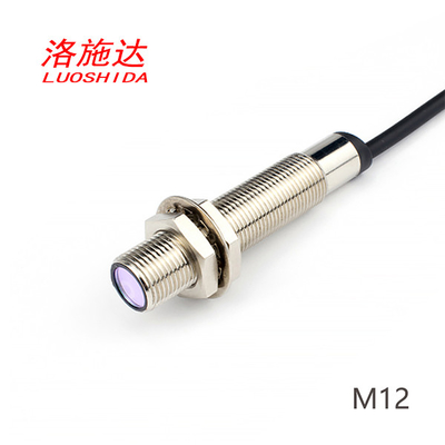 M12 Proximity Switch Diffuse Laser Proximity Sensor Switch 300mm Jarak Pengukuran Laser yang Dapat Disesuaikan