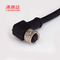M8 Female Cable Connector Fitting 90 Derajat Sudut Konektor Kabel Untuk Semua Konektor M8 3 Pin Proximity Sensor