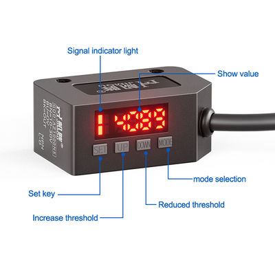 TIDAK ADA pengurangan biaya efektif NC respons kecepatan tinggi sensor foto difus tampilan digital cerdas sakelar fotoelektrik
