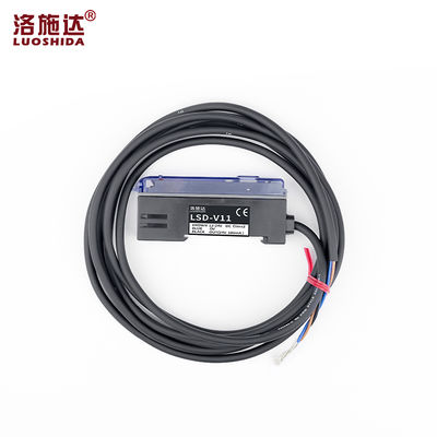 Loushida V11 Economical Digital Display Fiber Amplifier with High Visibility Single Optical Sensor NPN/PNP NO/NC Output